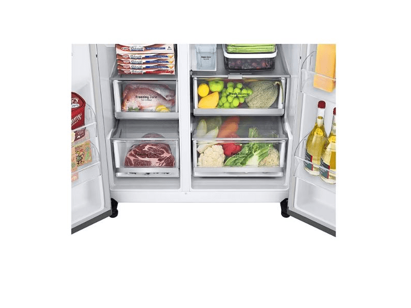 LG GSLV71PZLE Side-by-Side hűtőszekrény