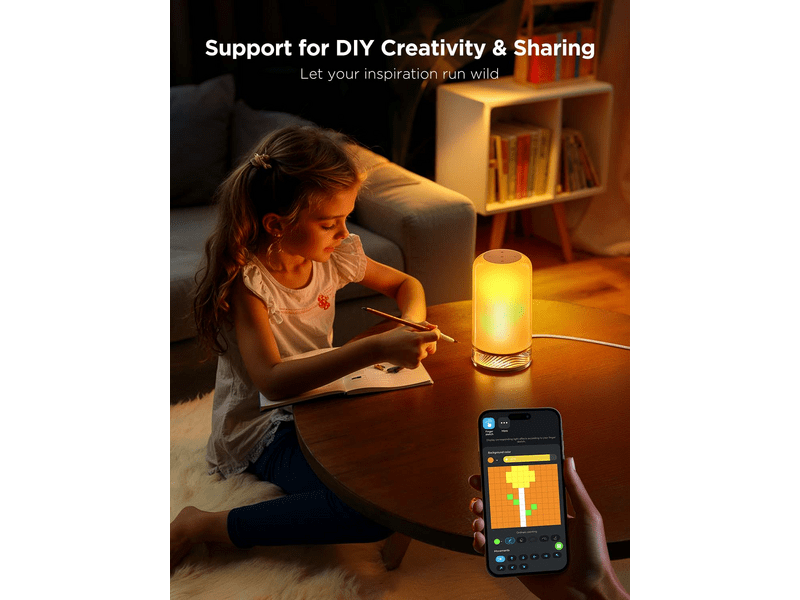 Govee Table Lamp 2 RGBICWW Asztali lámpa (H60223D1)