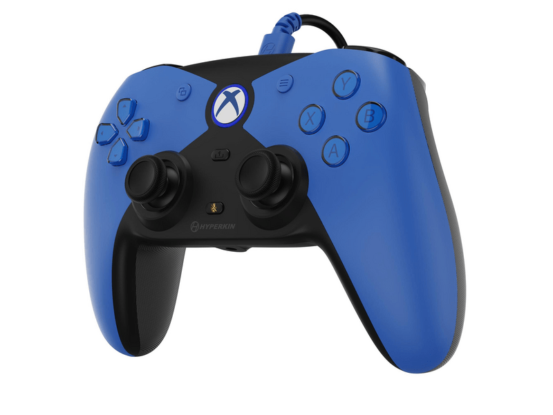 Hyperkin The Competitor Xbox/PC Vezetékes kontroller, kék (M01638-BL)