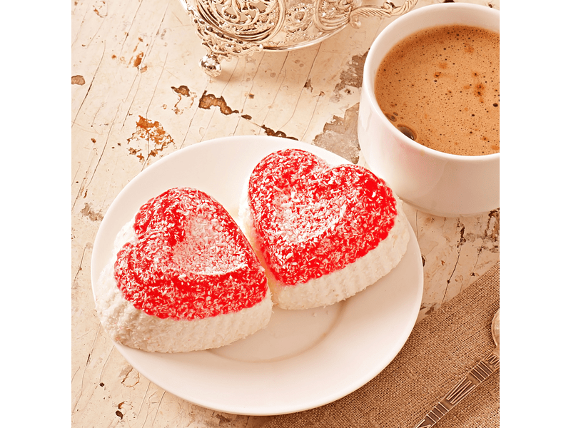 Bewello 57535G Szilikon sütőforma - szív