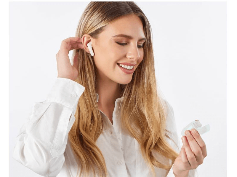 Music Hero Nubox TWS fülhallgató, fehér (MHTWSNUBOXBTW)