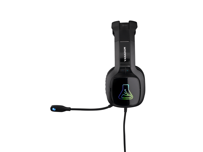 The G-Lab Korp Vanadium Black Fejhallgató, fekete