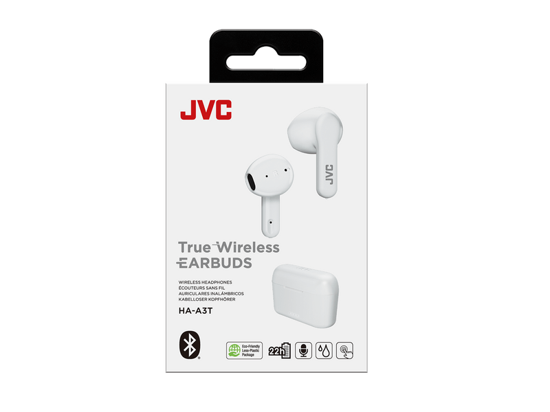 JVC HA-A3T-WU True Wireless fülhallgató, fehér