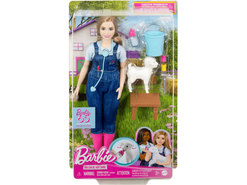 Barbie Karrierista baba: 65. évfordulós Állatorvos szett (HRG42)