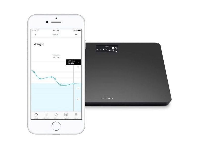 Withings Body Okos személymérleg, fekete (WBS06BK)