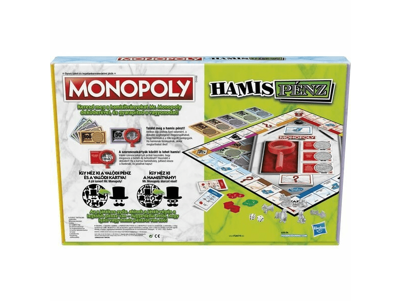 Monopoly Crooked cash - Hamis pénz társasjáték (F2674165)
