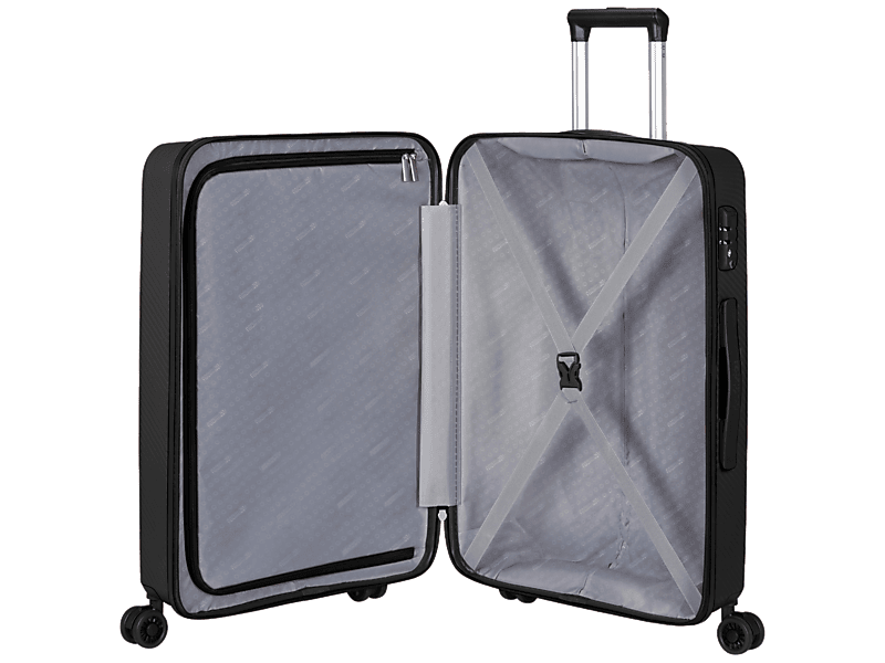 American Tourister Summer Hit Spinner bőrönd, 66 cm, fekete (139234-1041)