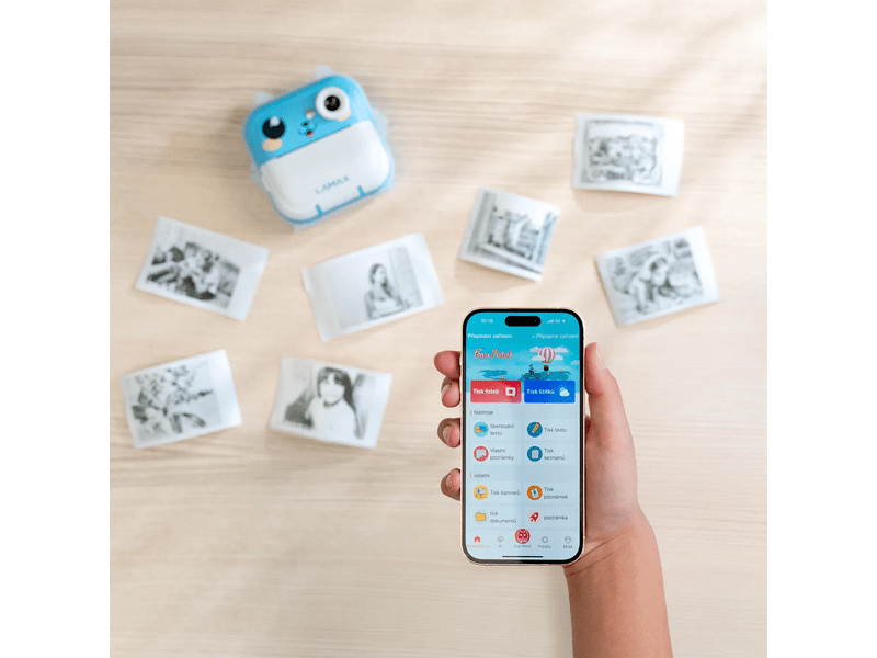 LAMAX InstaKid2 Plus Gyerekkamera, rózsaszín