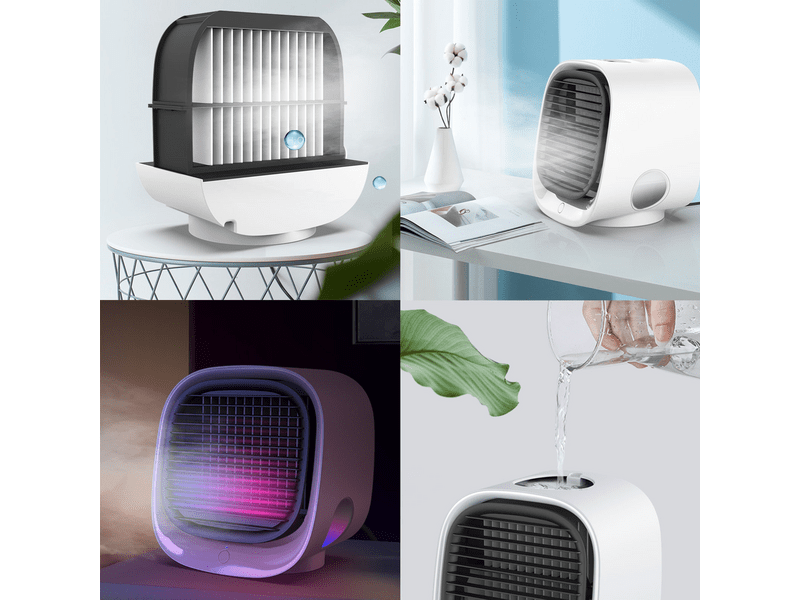 Bewello BW2009WH Hordozható mini léghűtő ventilátor