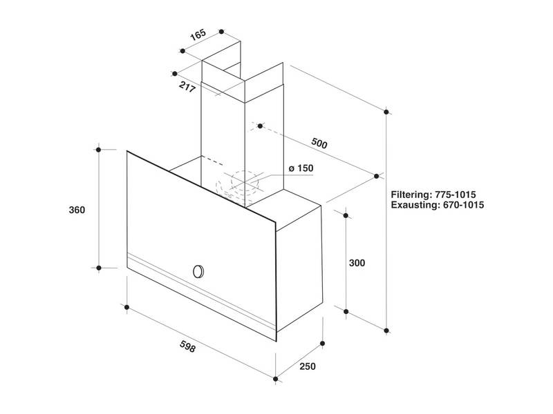 Whirlpool WHVA 62F LM K Páraelszívó