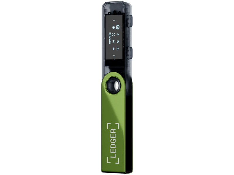 Ledger Nano S Plus Oxidate Green Crypto tárca