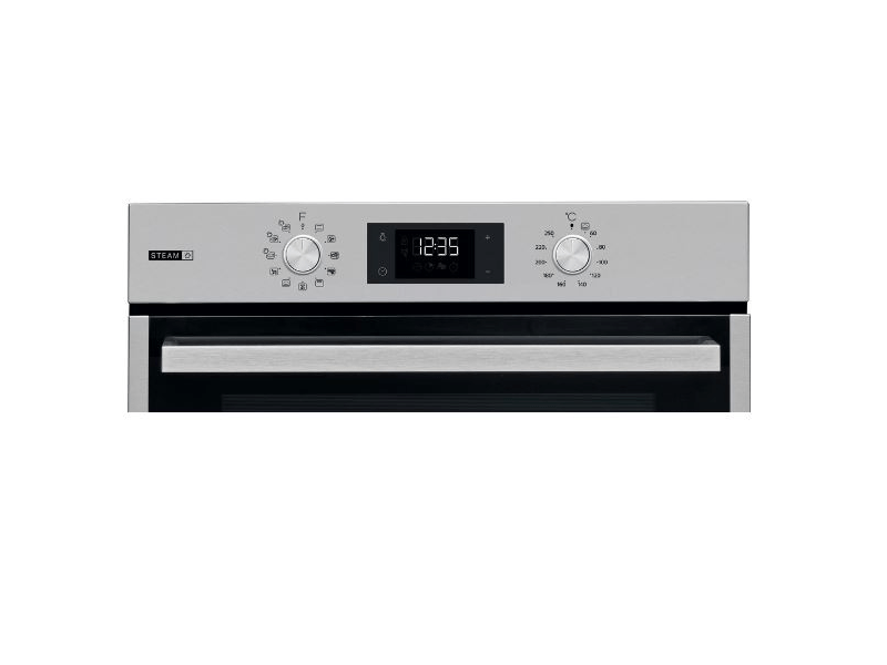 Whirlpool OAS KN8V1 IX Beépíthető gőzsütő + Whirlpool AKT 8090/NE Beépíthető kerámialap szett