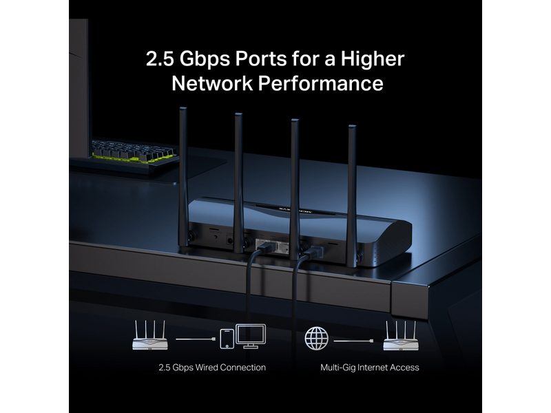 Mercusys MR27BE BE3600 Dual Band Wi-Fi 7 Router