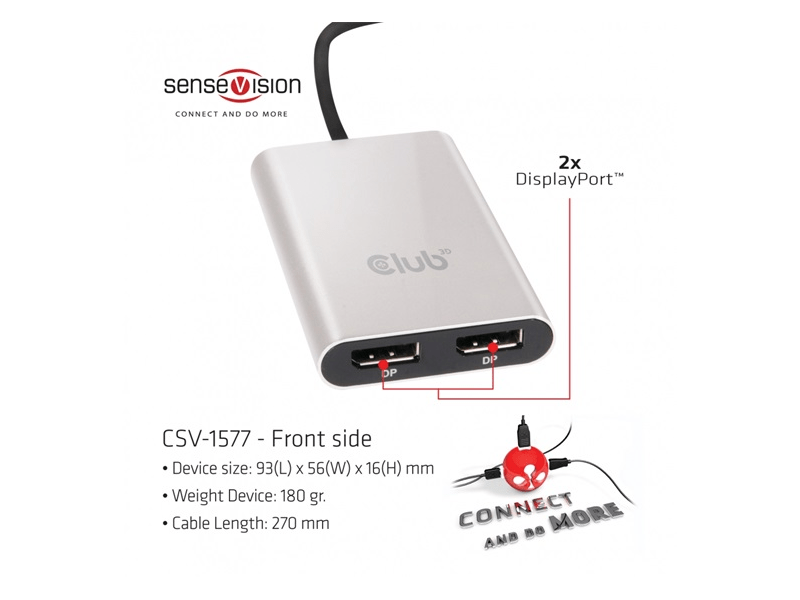 Thunderbolt 3 dokkoló,4K60Hz UHD Adapter