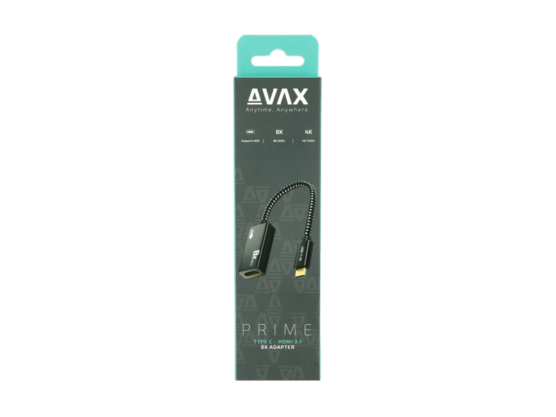 Avax AD901 Prime Type C - HDMI 2.1 8K/60Hz adapter