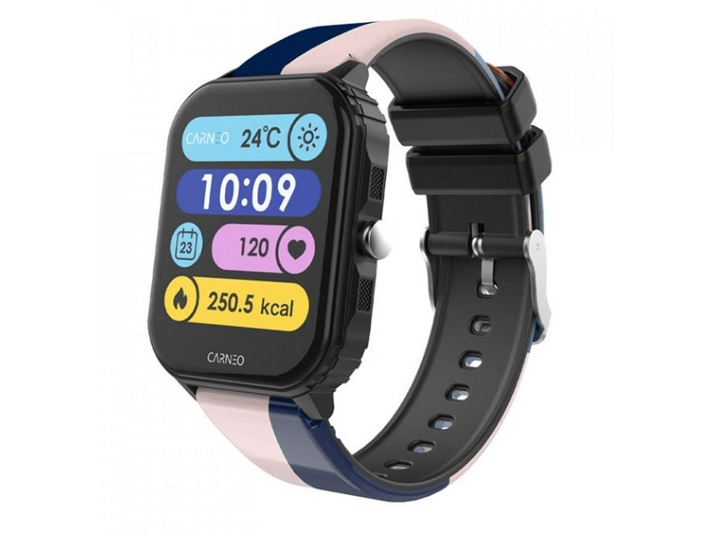 Carneo Tik&Tok HR+ 2. generacije dječjeg pametnog sata, crne boje