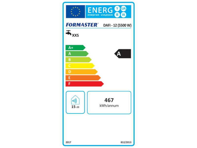 Dafi 921620 Csap fölé szerelhető átfolyós vízmelegítő, 5,5 kW