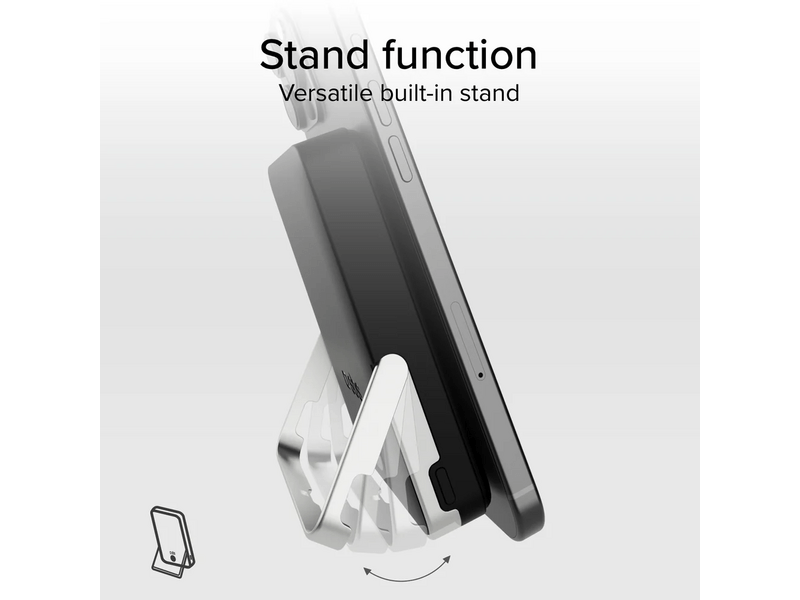 SBS 10000mAh Vezeték nélküli állványos powerbank (TEBB10000MAGSTAND)