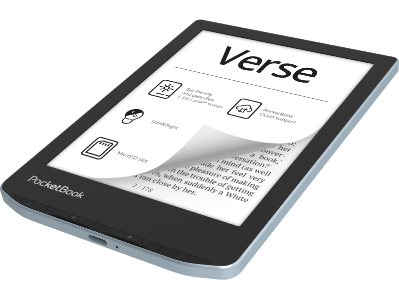 PocketBook Verse E-Book olvasó, élénkkék (PB629-2-WW)