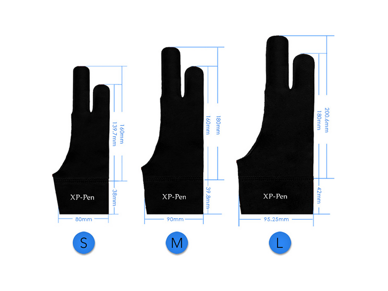 XP-Pen AC08_M Rajzkesztyű
