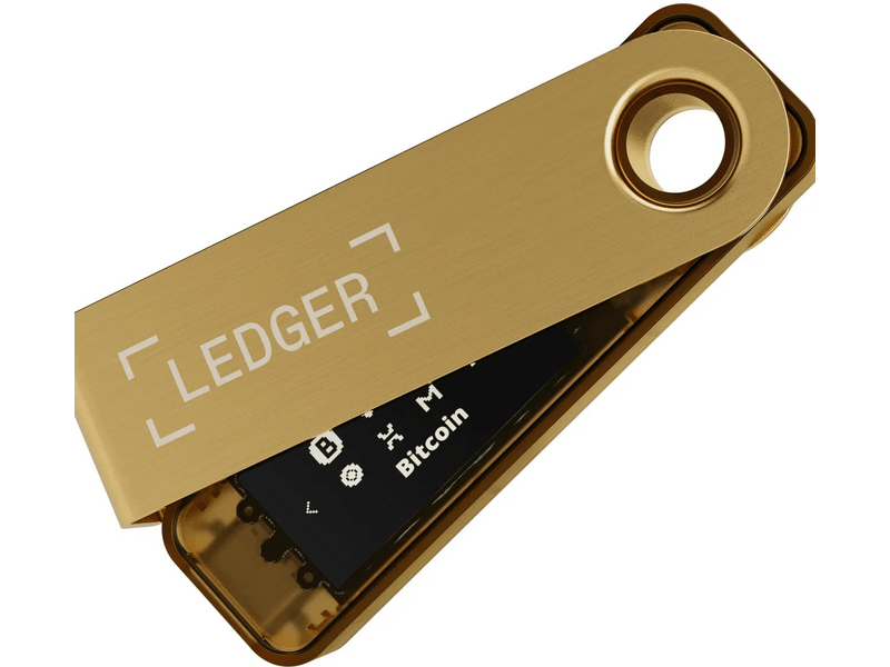 Ledger Nano S Plus Gold Crypto tárca