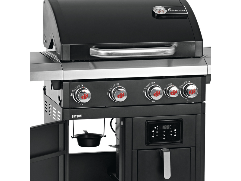 Landmann Fryton 4.1 gázgrillkocsi integrált forró levegős fritőzzel (06196)
