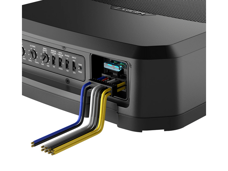 Hertz DBA 201F FEM Lapos aktív mélynyomóláda