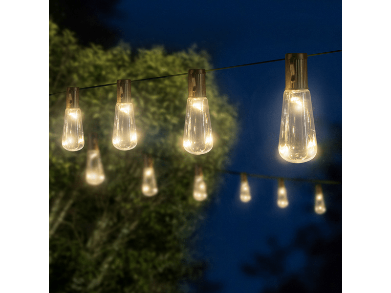 Garden of Eden 11742 Szolár LED fényfüzér, villanykörte