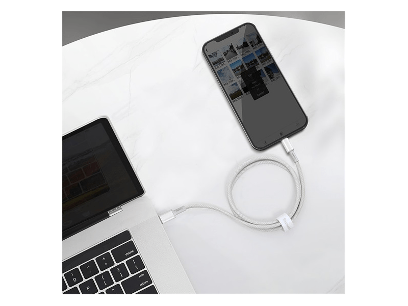Baseus High Density USB Type-C – iPhone kábel, 1 m (CATLGD-02)