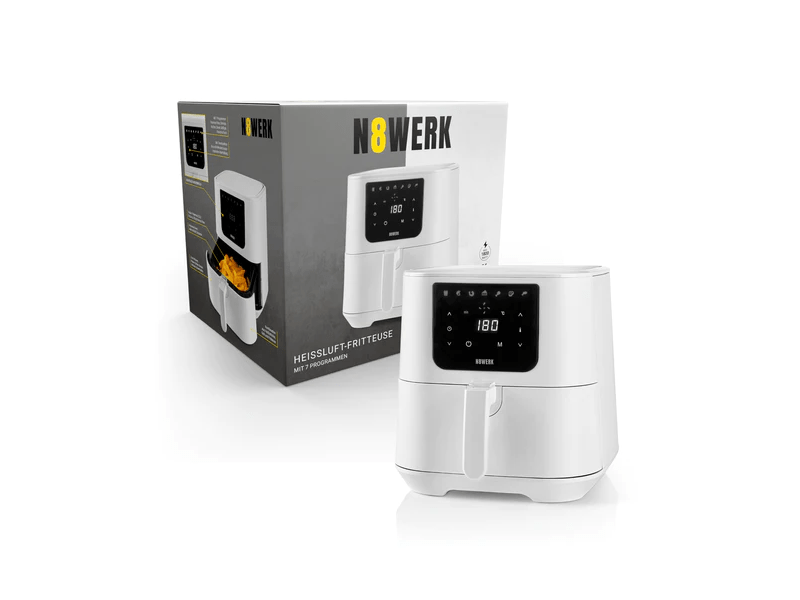N8werk DS05752 Forrólevegős sütő, fehér