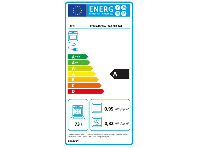 AEG CCB6440CBW Elektromos tűzhely