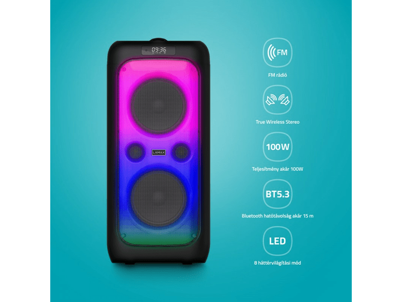 LAMAX PartyKing1 Plus Party hangszóró