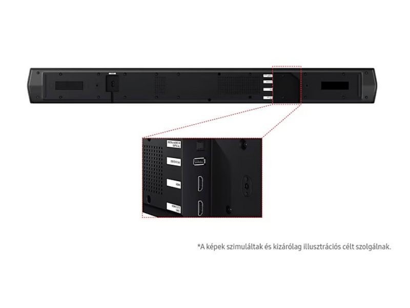 Samsung HW-B750F/EN 5.1 csatornás hangprojektor mélynyomóval