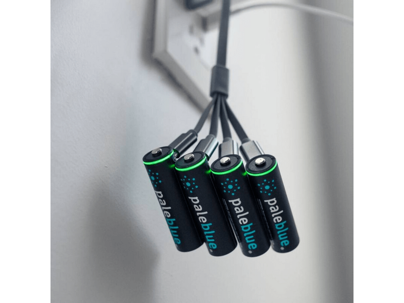 Paleblue USB-C punjiva baterija, 4xAA