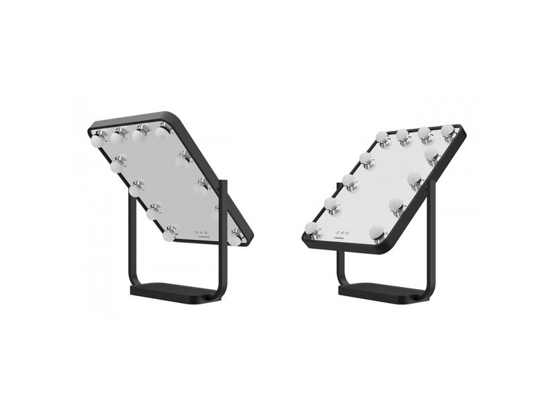 Humanas HS-HM01 Ogledalo za šminkanje s LED osvjetljenjem, crno