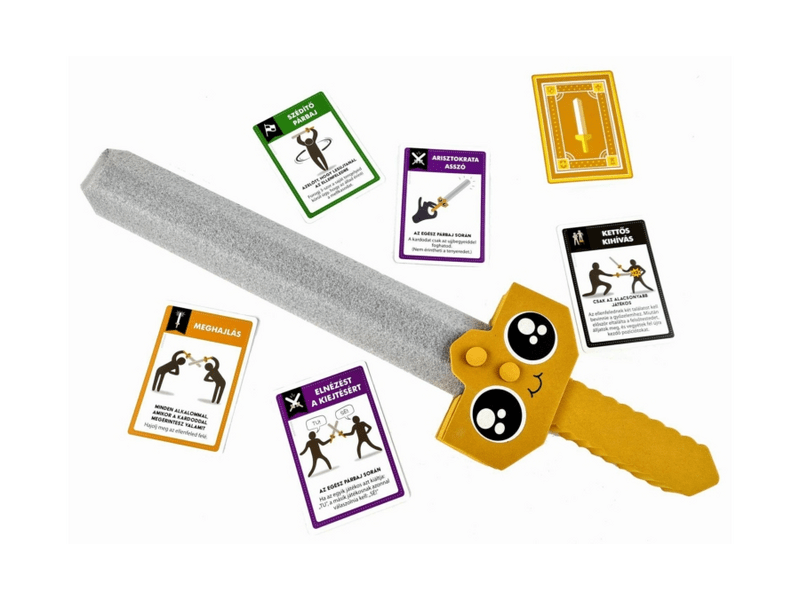 Csapkodjuk egymást szivacskardokkal társasjáték (EXP10009)
