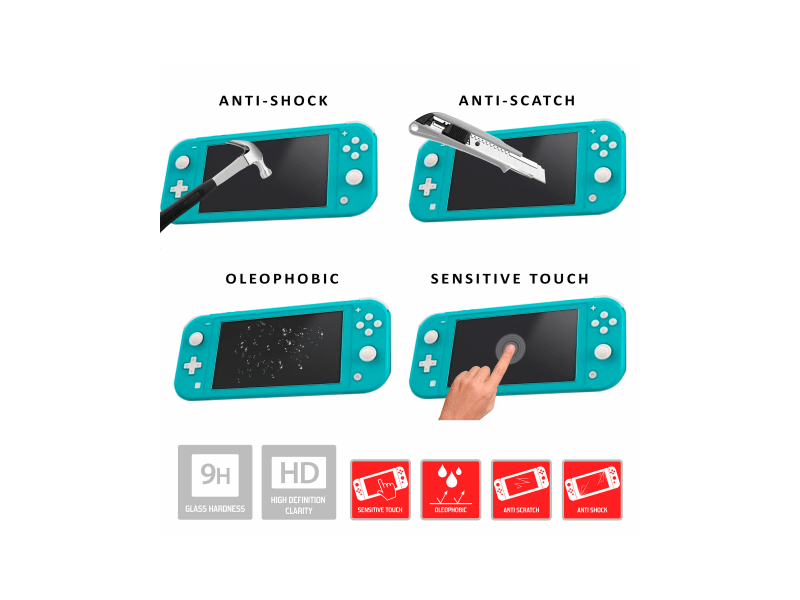 Subsonic SA5561 Switch Lite Üvegfólia, 2 db