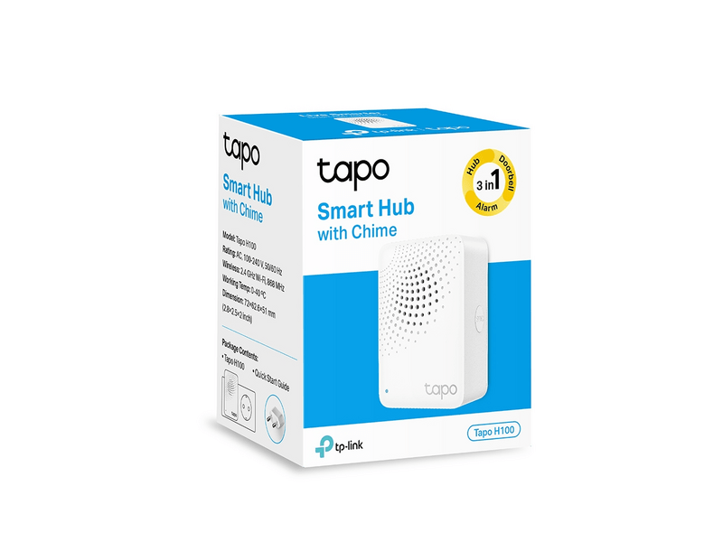 TP-Link Tapo H100 Smart IoT Hub + csengő/sziréna