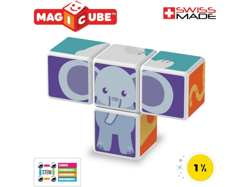 Geomag Magicube Állatok mágneses építőkocka (20GMG00132)