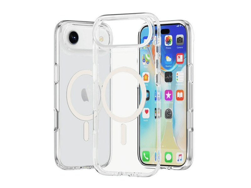 Cellect iPhone Air TPU+PC mágneses szilikon tok, átlátszó (CEL-MAG-IPH17A-TP)