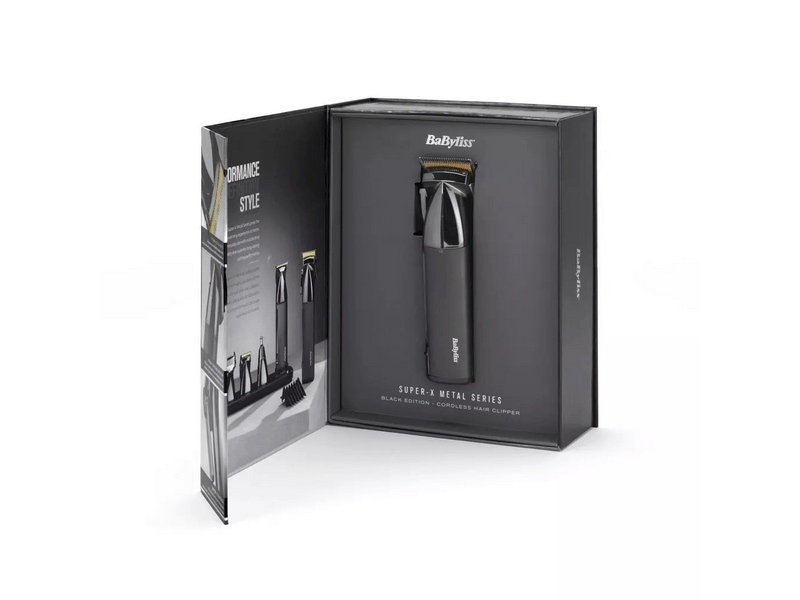 BaByliss E991E Super-X Metal Vezeték nélküli hajvágó, fekete