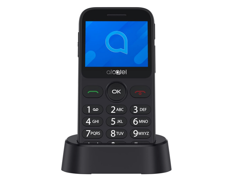 Alcatel 2020X mobiltelefon, szürke