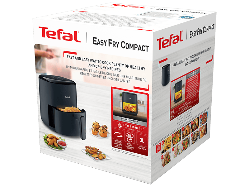 Easy Fry Compact airfryer,szürke,3L