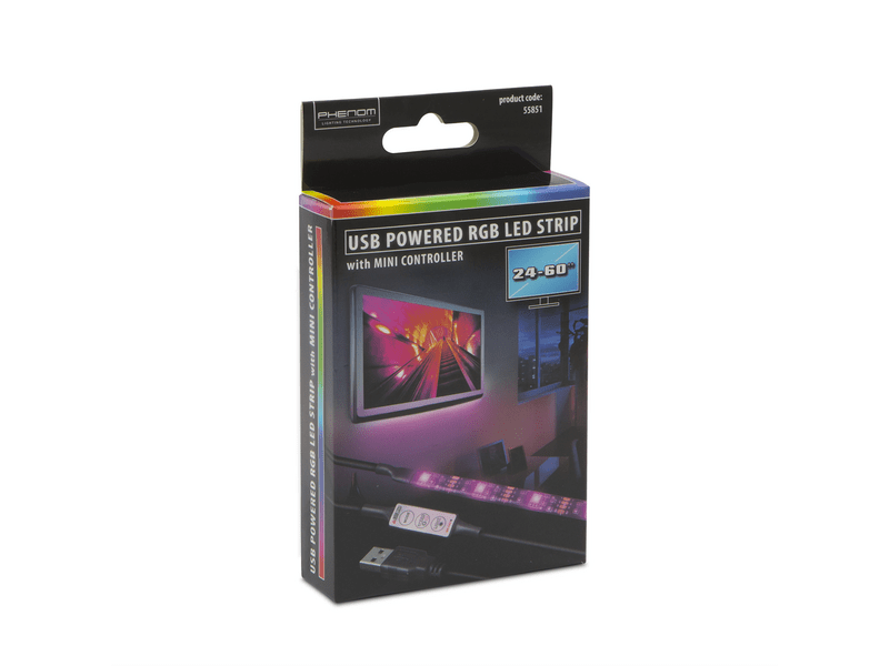 Phenom 55851 USB LED szalag TV háttérvilágítás, 1 m