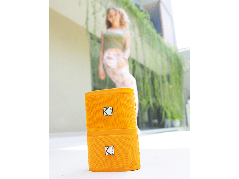 Kodak Soundbrix hordozható hangszóró, 2 db, narancssárga (KO-BRIXOR2)