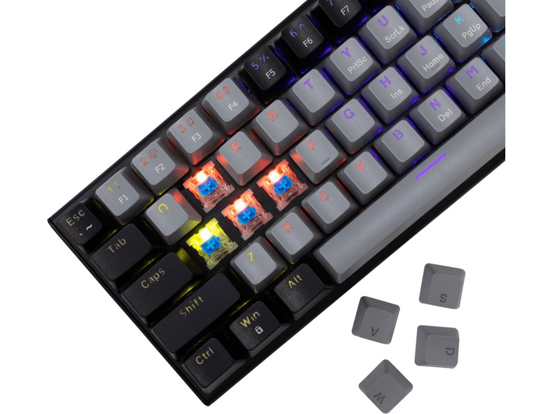 White Shark Wakizashi 2 Mechanikus gamer billentyűzet, US (WS GK-2721GB/BL-US-V2)