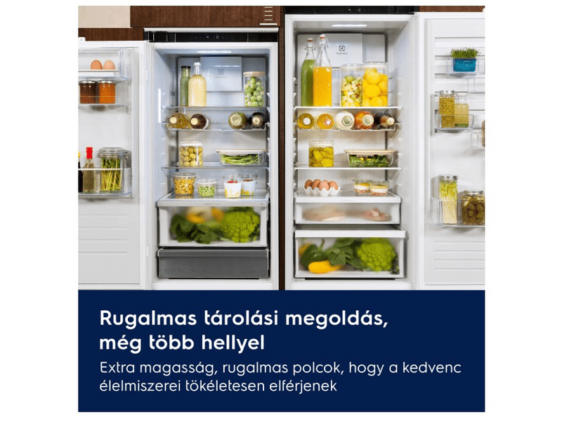 Electrolux ENA7CD19S Beépíthető kombinált hűtőszekrény