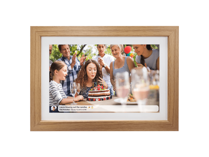 Sencor SDF 1093 WiFi digitális képkeret, tölgy