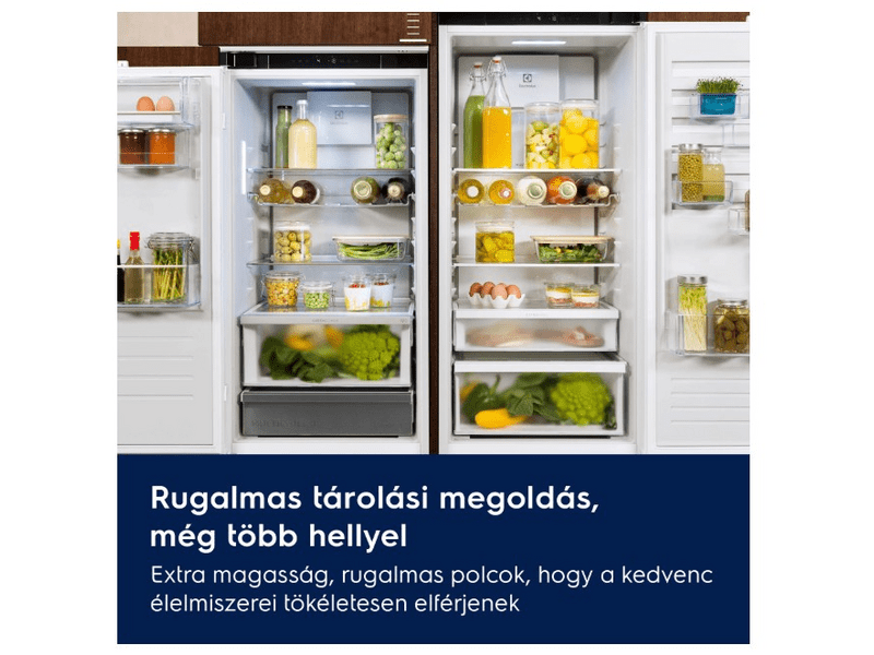 Electrolux ENA7CE19S Beépíthető kombinált hűtőszekrény