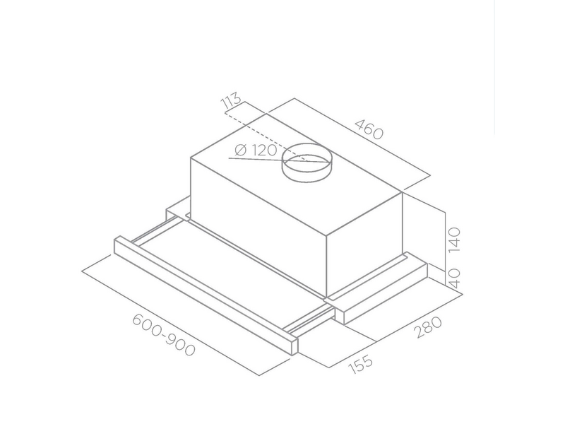 TurboAir TT14 LX/GRX/F/60 Páraelszívó